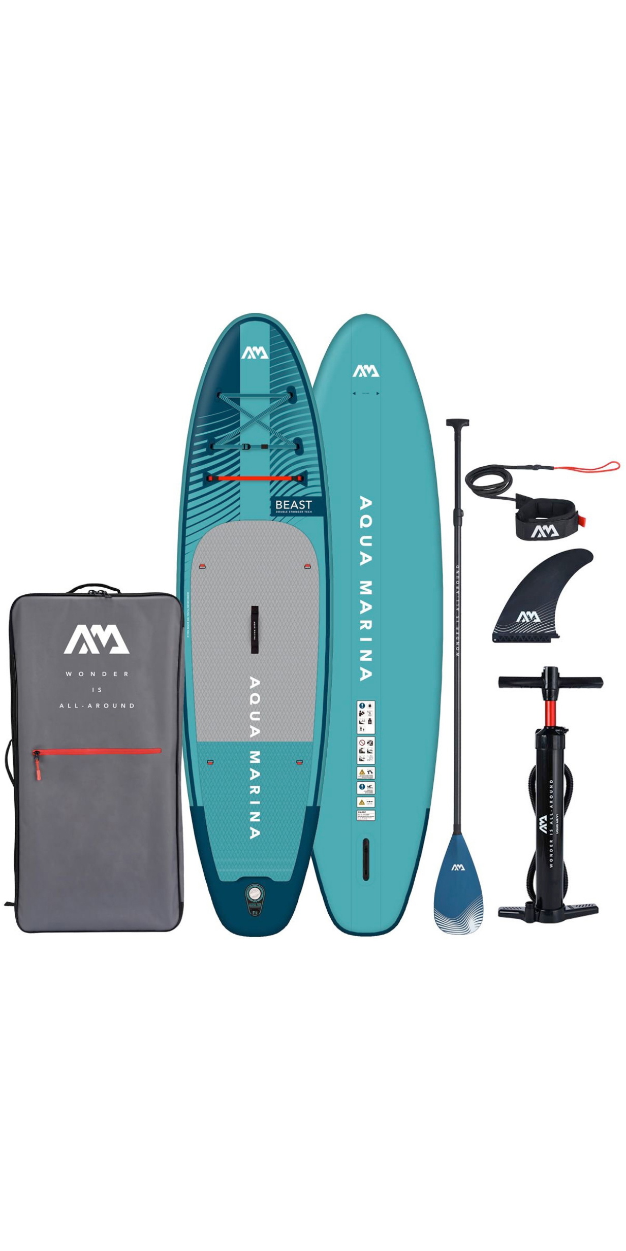 2026 Aqua Marina Beast ISUP With Hybrid Paddle 46121 - Aqua Splash